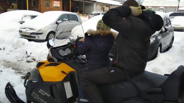 С сервиса на снегоходе смотреть онлайн