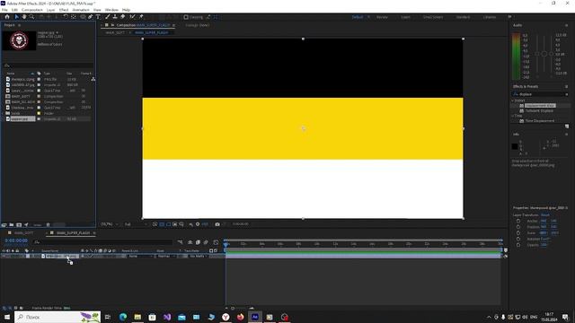 Простая анимация флага в After Effects смотреть онлайн