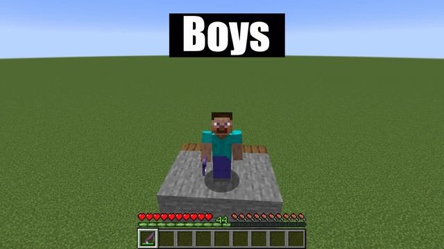 how boys and girls playing minecraft смотреть онлайн