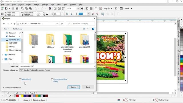 Cara Merubah Corel ke PDF II Tutorial Corel Draw X8 смотреть онлайн
