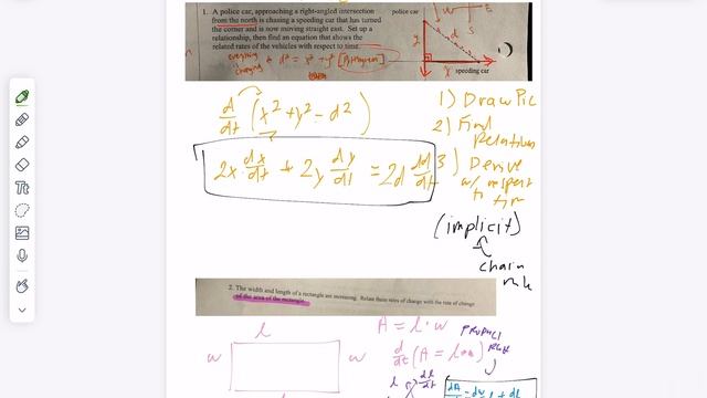 Calc AB 4.5 Solving Related Rates смотреть онлайн