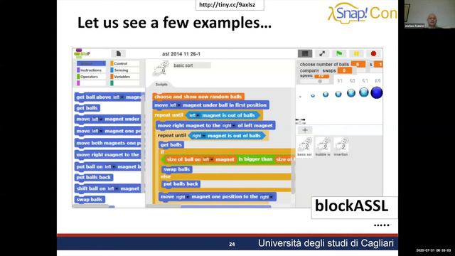 Snap!Con 2020: Create Your Own Block Language - Workshop by Stefano Federici смотреть онлайн
