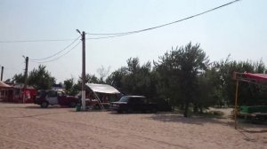 Кемпинг на Азовском море пляж Оазис под Ачуево