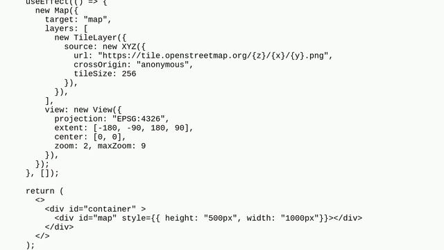 How to eliminate the gap in OpenLayers within the canvas for EPSG:4326 projection смотреть онлайн