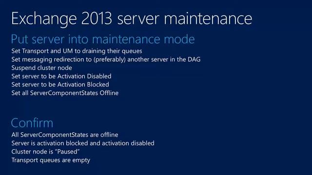 Microsoft Exchange Server 2017 SP1 High Availability and Site Resilience смотреть онлайн