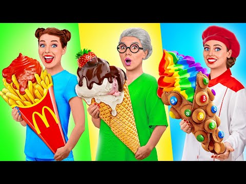 Кулинарный Челлендж_ Я против Бабушки _ Смешные cитуации от TeenDO Challenge смотреть онлайн