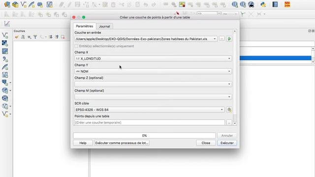 QGIS: Importer un fichier excel avec des coordonnées sur QGIS смотреть онлайн