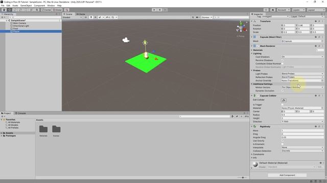 First Level | Build Your First 3D Game in Unity #2 смотреть онлайн