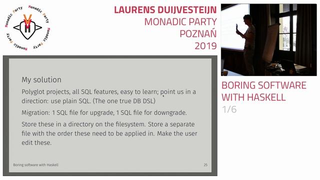 Laurens Duijvesteijn - Boring software with Haskell 1/6 смотреть онлайн