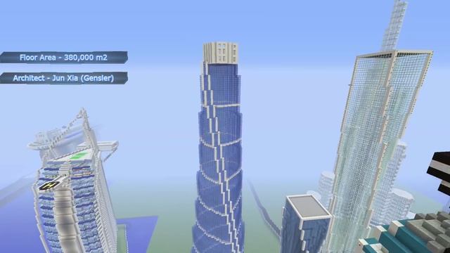 Minecraft Shanghai Tower смотреть онлайн