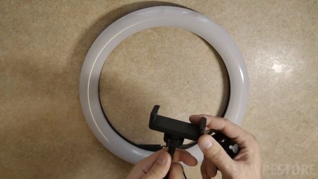 Обзор кольцевой RGB LED лампы MJ33 смотреть онлайн