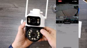 камера видеонаблюдения wifi Самая ПОКУПАЕМАЯ двойная камера ASECAM