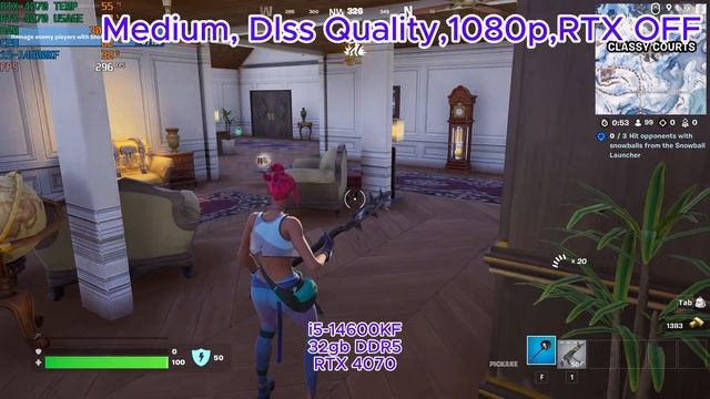 Fortnite l i5-14600KF + RTX 4070 Benchmark All Settings смотреть онлайн