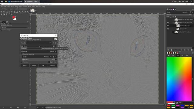 Three methods for High-Pass Filter with GIMP 2.10.32+ смотреть онлайн