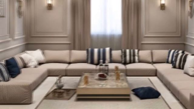 Американская классика в интерьере/Дизайн гостиной смотреть онлайн