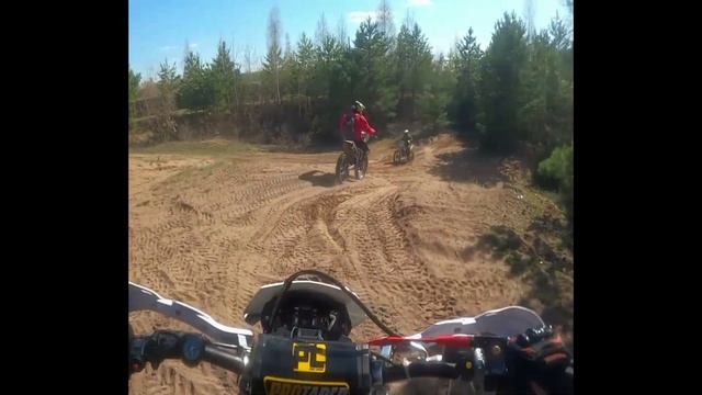 Лайт эндуро на Ataki dr 250, Kayo k1 и Motoland смотреть онлайн