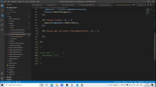 SpyOn Angular Unit testing | In Tamil смотреть онлайн