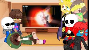 Undertale Reacts to Killer vs StoryShift Chara