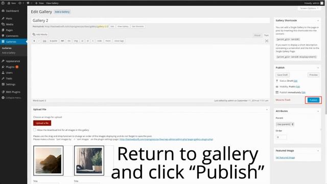 Gallery WordPress Plugin - How to Add a Gallery - Version 4.2.2 смотреть онлайн