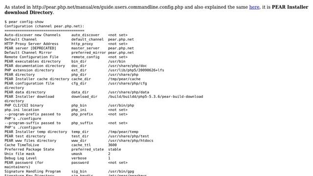 Ubuntu: /build folder used by PEAR смотреть онлайн