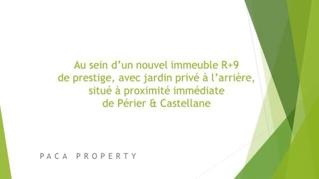 T4 NEUF DOUBLE-TERRASSE VUE PANORAMIQUE + BOX AU PRADO (Marseille) - 539K€