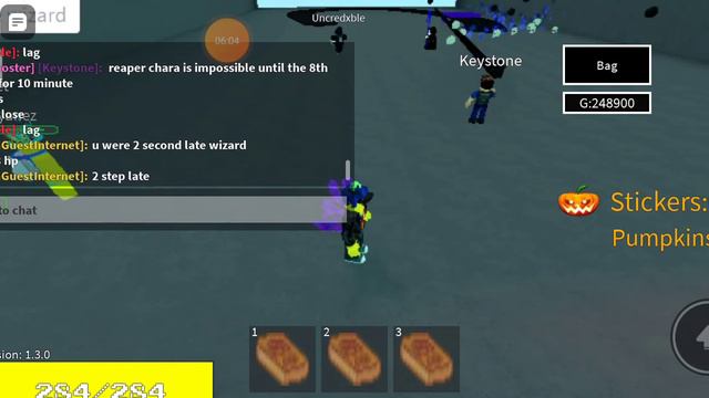 reaper sans farming (u3bb/undertale 3D boss battle) смотреть онлайн