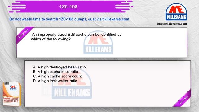 1Z0-108 - Oracle WebLogic Server 10g System Administration Dumps with Real Questions by Killexams.c смотреть онлайн