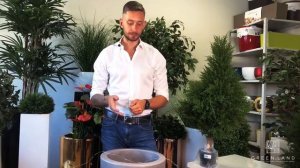 Как закрепить иск.растение в кашпо