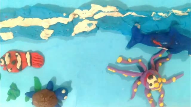 Морские обитатели)... Творчество наших деток... смотреть онлайн