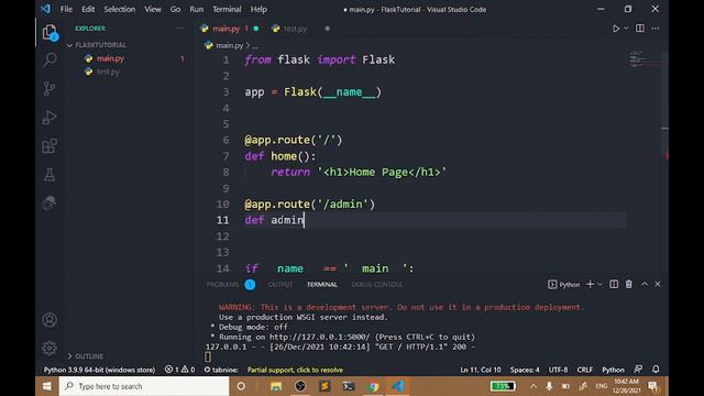 Web Development with flask #1 - Setting Up Basic Website смотреть онлайн