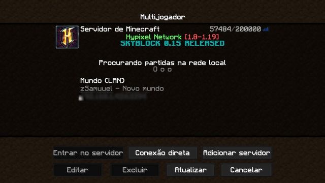 COMO JOGAR MINECRAFT ONLINE NO MESMO MUNDO COM O SEU AMIGO!! - Samuel Gameplay смотреть онлайн