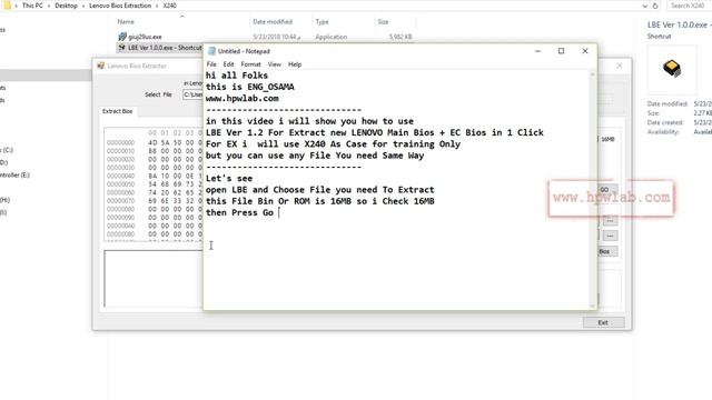 Extract New Lenovo Bios 16MB main and EC with LBE Ver 1 2 смотреть онлайн