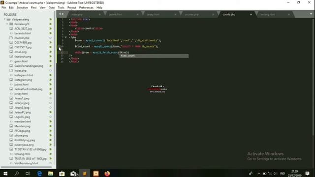Cara membuat VISITOR COUNTER website dari phpMyAdmin смотреть онлайн