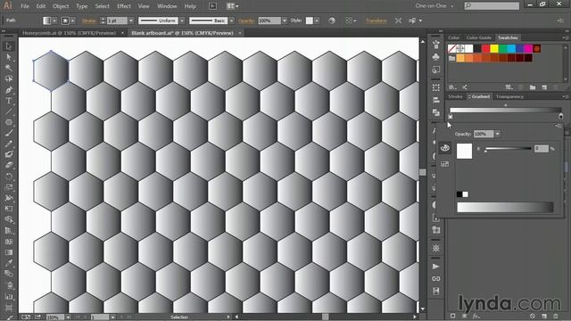 Illustrator Tutorial - Creating a honeycomb pattern смотреть онлайн