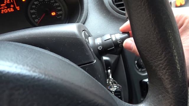 How To Change Front Wipers Speed According To Rain Intensity In Renault Clio III (2005 - 2012)