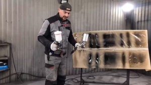 Ивата WS 1.5 и Сата 1.3 RP I.[сравним краскопульты].