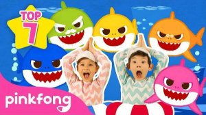 [TOP 7] Best Baby Shark Songs | Compilation for Kids | Pinkfong Baby Shark