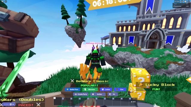 How to Get TIER 50 BATTLE PASS FAST in Roblox BedWars (Season 6) смотреть онлайн