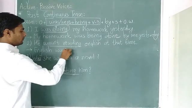 STD 10 PASSIVE PAST CONTINUOUS TENSE PART 7 смотреть онлайн
