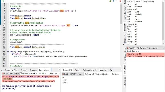 GSP 318: Short video on attempt to access QGIS from an external Python script. смотреть онлайн