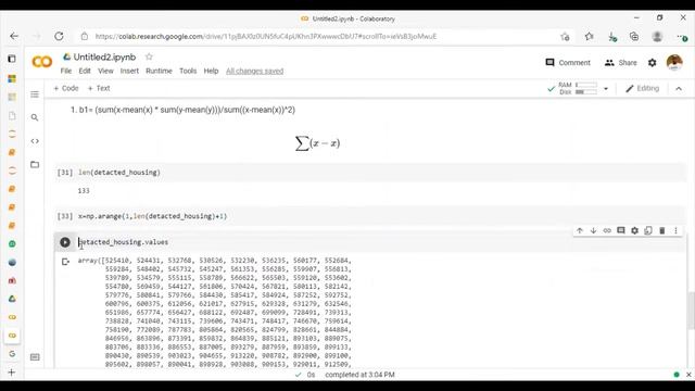 Simple Linear regression with Python (Numpy, pandas and Matplotlib смотреть онлайн