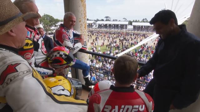 12 World Championships: Wayne Rainey, Roberts, Doohan, And Schwantz Ride Together At Goodwood FOS