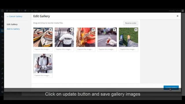 Wordpress Gallery - Upload Gallery Images смотреть онлайн