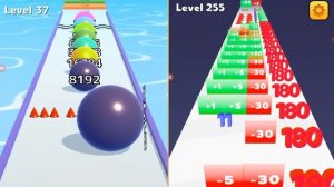 Ball Run Infinity 2048 vs Number Master Run and Merge Gameplay Walkthrough Mobile New Update