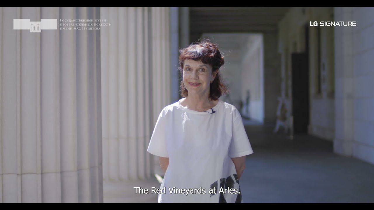 Research and conservation of The Red Vineyards at Arles by Vincent Van Gogh смотреть онлайн