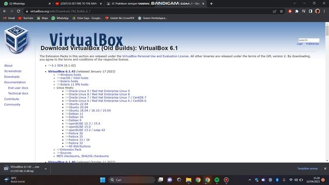 Tugas Modul II Pengenalan Oracle VM VirtualBox Download dan install VirtualBox смотреть онлайн