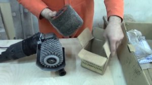 Щёточная шлифовальная машина Титан ПШМ13-120. Или машина для браширования (состаривания) древесины.