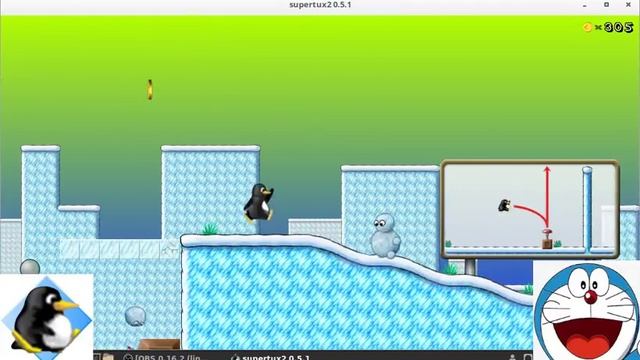 Supertux #3 Menu Game Lov & Win Tux смотреть онлайн