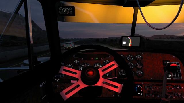American Truck Simulator | Peterbilt 379 | Mac walking floor | CAT C15 & Jakes смотреть онлайн