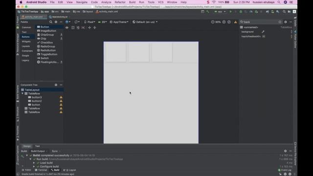 Tic Tac Toy Game | Kotlin tutorial | Part 1 - Layout desgin with TableLayout смотреть онлайн